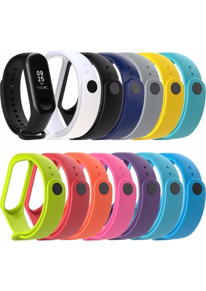 Xiaomi Mi Band 3 - Mi Band 4 Akıllı Bileklik Kordon Kayış Açık Yeşil modelleri