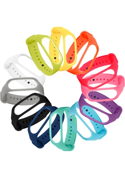 Xiaomi Mi Band 3 - Mi Band 4 Akıllı Bileklik Kordon Kayış Turkuaz