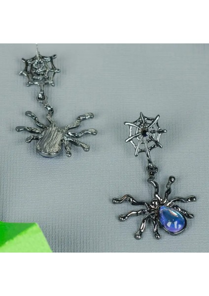 Y2K Örümcek Detaylı Gotik Küpe modelleri
