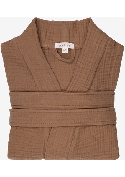 Cocoon %100 Pamuk Premium Bornoz Taba Rengi