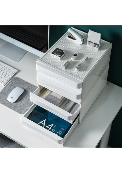Plastik Saklama Çekmeceleri Kozmetik Kutusu Ev Masaüstü Takı Bitirme Çekmece Tuvalet Masası Cilt Bakım Rafı Beyaz (Yurt Dışından) modelleri