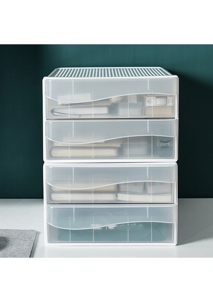Plastik Saklama Çekmeceleri Kozmetik Kutusu Ev Masaüstü Takı Bitirme Çekmece Tuvalet Masası Cilt Bakım Rafı Beyaz (Yurt Dışından) fırsatları