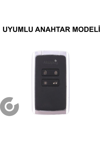 Renault Clio 5 Megane E-Tech Austral Koleos Kadjar Captur Zoe Tpu Titan Gri Anahtar Kılıfı (1 Adet) fiyatları