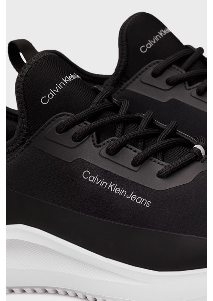 Logolu Kalın Tabanlı Sneaker Ayakkabı YW0YW016650GM Bayan Ayakkabı YW0YW01665 0gm