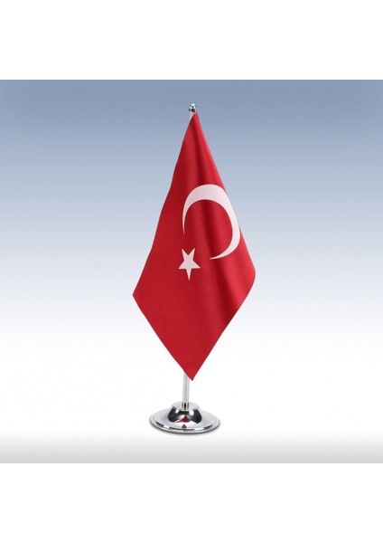 Masa Bayrağı Tekli Türk Bayrağı