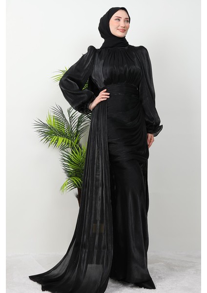 Ece Tesettür Abiye Siyah fırsatları