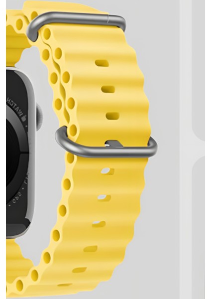 Apple Watch 10 Serisi 46mm Redclick Krd-75 Terletmez Dalgalı Tasarım Silikon Kordon indirimleri