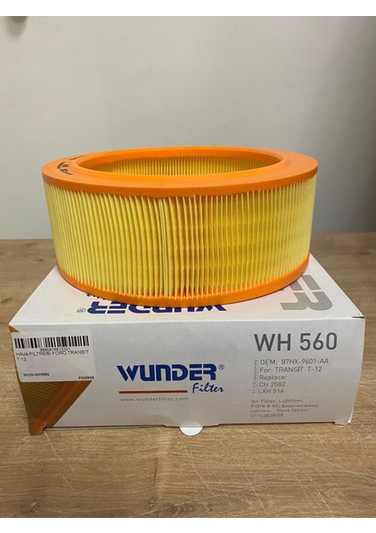 Wunder WH560 Hava Filtresi Ford Transit T12