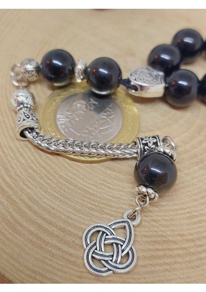 Golden & Siyah Obsidyen Taşı 33LÜK Tesbih 10MM (36015) modelleri