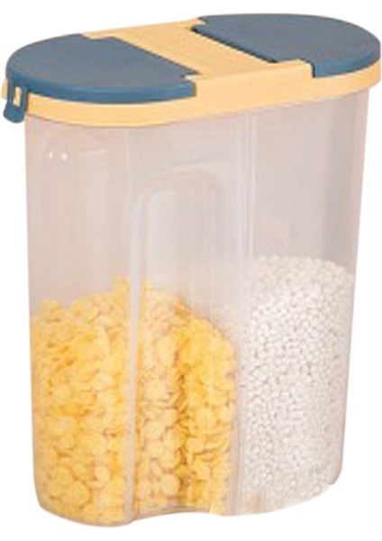 Gıda Saklama Kavanozu Tahıl Saklama Kabı Gıda Mutfak Saklama Şişesi Mavi (Yurt Dışından)
