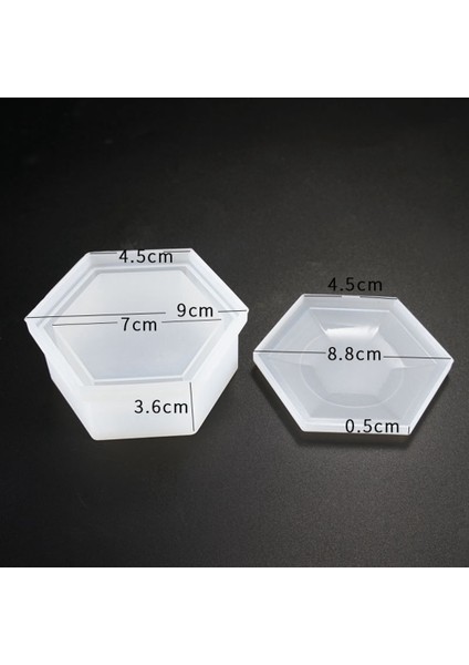 2 Adet Diy Kristal Epoksi Kalıp Altıgen Takı Saklama Kutusu Kalıp (Yurt Dışından) indirimleri