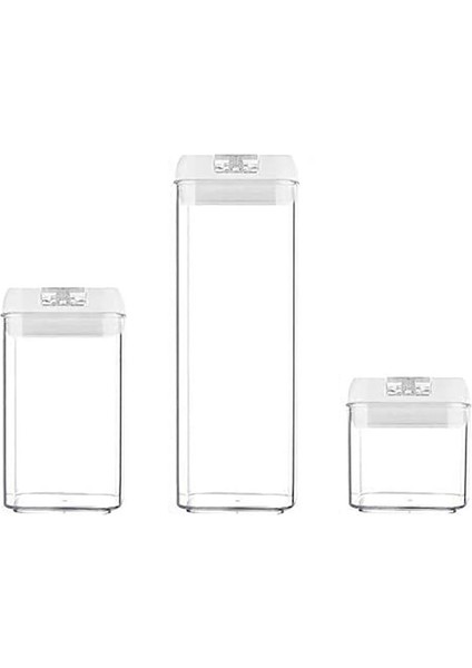 Mühürlü Gıda Saklama Kabı, Kolay Kilitlenen Kapaklı Plastik Tahıl Kapları, Mutfağın Düzenlenmesi ve Depolanması Için (Yurt Dışından)