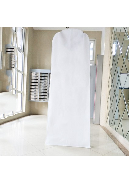 Uzun Gelinlik Çanta Kılıfı Gece Elbisesi Tozluk Gelin Konfeksiyon Saklama Çantası Nonwoven Gelinlik Tozluk Beyaz (Yurt Dışından) indirimleri
