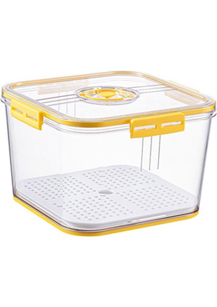 Mutfak Buzdolabı Düzenleyici Zamanlanmış Gıda Saklama Kutusu Kapaklı Kalınlaştırılmış Kiler Kapları-D (Yurt Dışından)