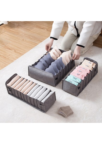 3 Parça Katlanabilir Çekmeceli Saklama Çantası 72 Çekirdekli Kumaş, Çorap ve Kravat Saklama Torbaları ve Saklama Kutusu A (Yurt Dışından) fırsatları