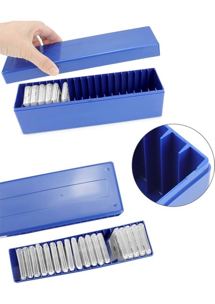 2 Adet Madeni Para Levha Saklama Kutusu 20 Levha Madeni Para Tutucu ile Uyumlu, Koleksiyoncular Için Plastik Madeni Para Kutusu Madeni Para Saklama Kırmızı (Yurt Dışından) indirimleri