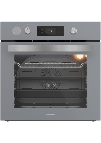 Buhar Destekli Airfrayer Gri Cam Ankastre Set 3490 Oslo - CS5335S01 - BO65P4S01 fırsatları