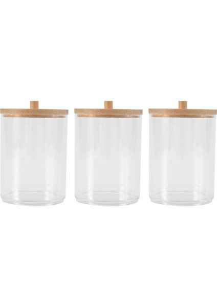 Pamuk Top Tutucu, Kavanoz Banyo Teneke Kutu Saklama Düzenleyici ve Vanity Makyaj B Için Qtip Tutucu Dağıtıcı (Yurt Dışından)