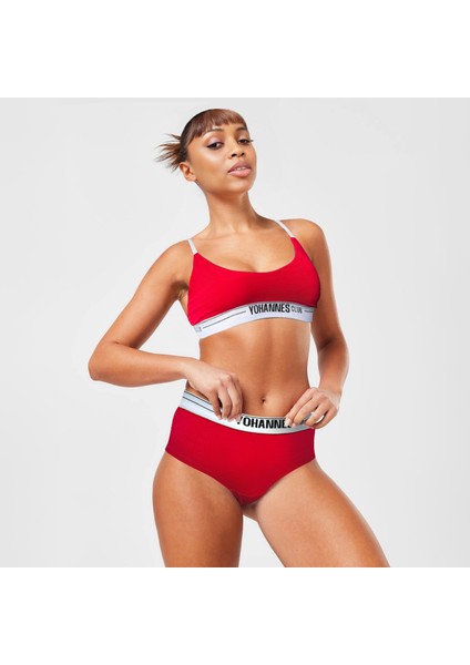 Yohannesclub, Kadın, Iç Çamaşırı Takımı, (Bralet-Hipster), Kırmızı modelleri