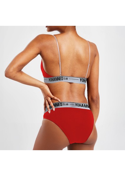 Yohannesclub, Kadın, Iç Çamaşırı Takımı, (Bralet-Hipster), Kırmızı fırsatları