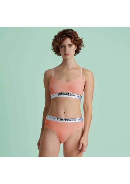Yohannesclub, Kadın, Iç Çamaşırı Takımı, (Bralet-Hipster), Somon
