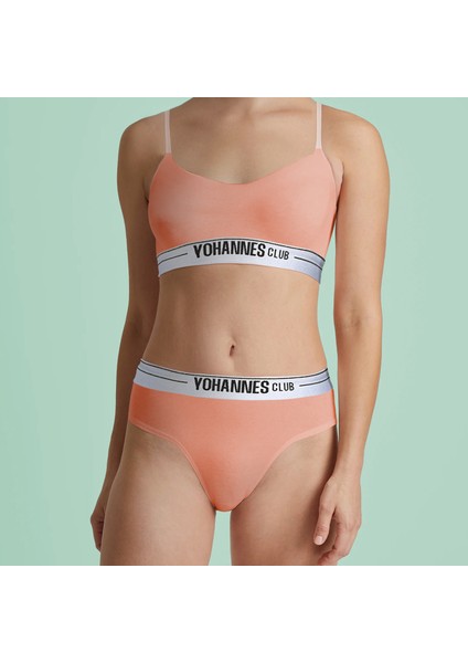 Yohannesclub, Kadın, Iç Çamaşırı Takımı, (Bralet-Hipster), Somon