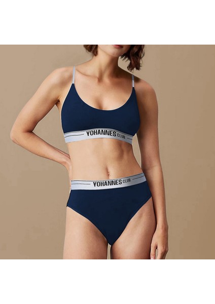 Yohannesclub, Kadın, Iç Çamaşırı Takımı, (Bralet-Hipster), Lacivert
