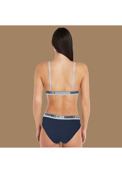 Yohannesclub, Kadın, Iç Çamaşırı Takımı, (Bralet-Hipster), Lacivert