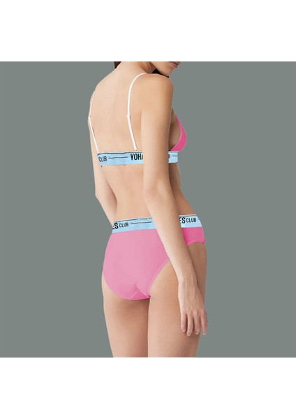 Yohannesclub, Kadın, Iç Çamaşırı Takımı, (Bralet-Hipster), Pudra