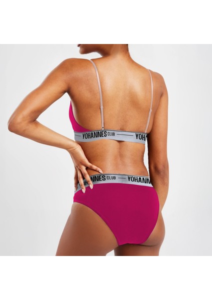 Yohannesclub, Kadın, Iç Çamaşırı Takımı, (Bralet-Hipster), Pembe/fuşya modelleri