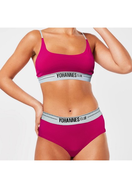 Yohannesclub, Kadın, Iç Çamaşırı Takımı, (Bralet-Hipster), Pembe/fuşya fırsatları
