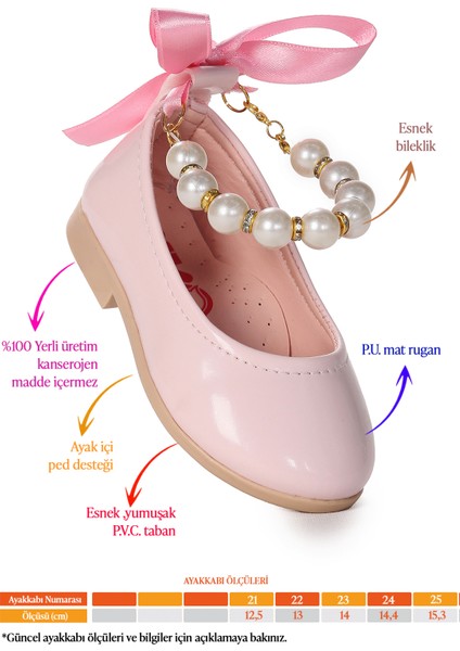 Blanch İncili Lastikli Kız Bebek Babet Ayakkabı fiyatları