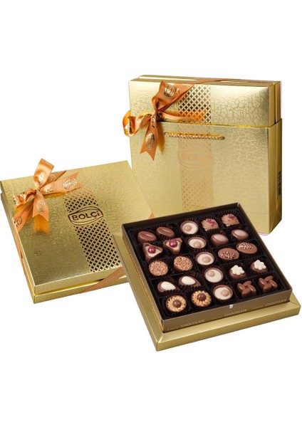 Diamond Gold Hediye Çikolata Kutu 290G