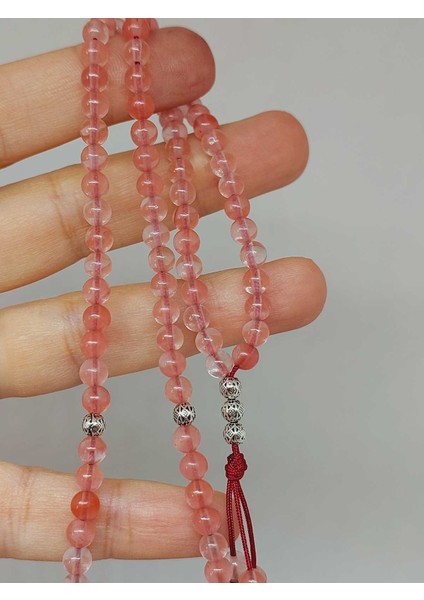 Gül Kuvars Taşı 99LUK Tesbih 4mm (45212) fiyatları