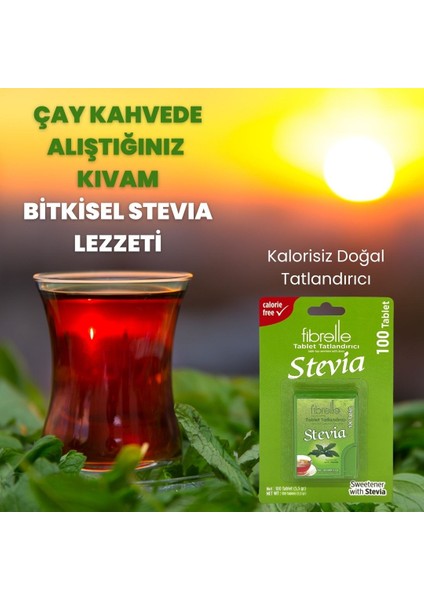 Stevia Tatlandırıcı 100 Tablet