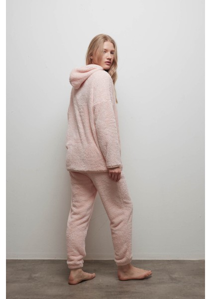 Kadın Yumuşak Dokulu Cepli Uzun Eşofman fırsatları