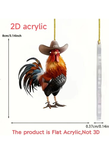 2d Akralik Horoz Kovboy Anahtarlık fırsatları
