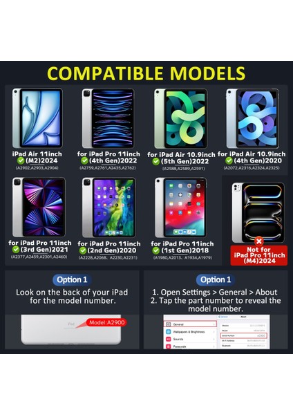 Apple iPad Air 11INÇ M2 Air 4/5/6. Nesil 10.9inç Kılıf Kablosuz Dönebilen Klavyeli Kılıf Keyboard fiyatları