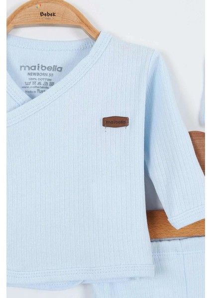 Yeni Düz Desenli Erkek Bebek Hastane Çıkışı Bebek Kıyafetleri Yenidoğan Hastane Çıkış Seti 5 Li fırsatları