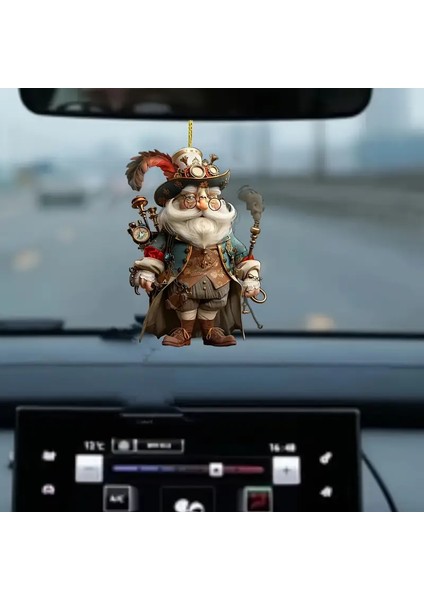 2d Akrilik Noel Baba Anahtarlık modelleri