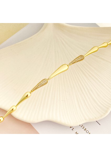 Damla Bileklik Kuyumcu Model Botte Kadın Bileklik Vip Seri 14 Ayar Gold 17cm fiyatları