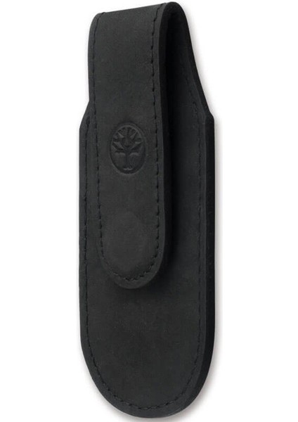 Solingen Magnetic Leather Pouch Black Small Deri Kılıf