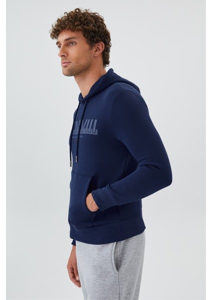 Kapüşon Yaka Lacivert Erkek Sweat Shirt 231 Lcm 241016 Garen modelleri