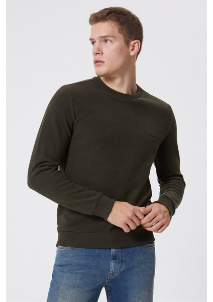 O Yaka Haki Erkek Sweat Shirt 231 Lcm 241011 Newdwa