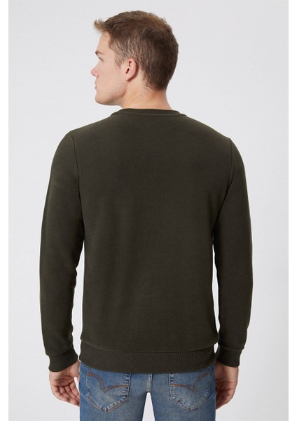 O Yaka Haki Erkek Sweat Shirt 231 Lcm 241011 Newdwa