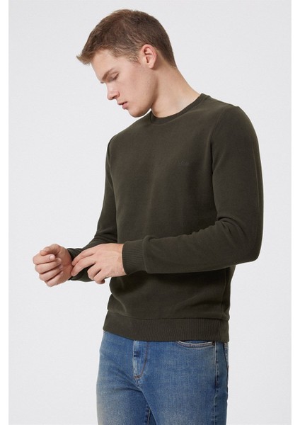 O Yaka Haki Erkek Sweat Shirt 231 Lcm 241011 Newdwa