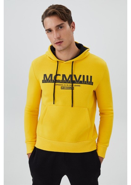Kapüşon Yaka Koyu Sarı Erkek Sweatshirt 231 Lcm 241016 Garen K.sarı fiyatları