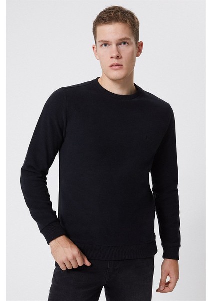 O Yaka Siyah Erkek Sweatshirt 231 Lcm 241011 Newdwade Siyah
