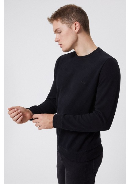 O Yaka Siyah Erkek Sweatshirt 231 Lcm 241011 Newdwade Siyah