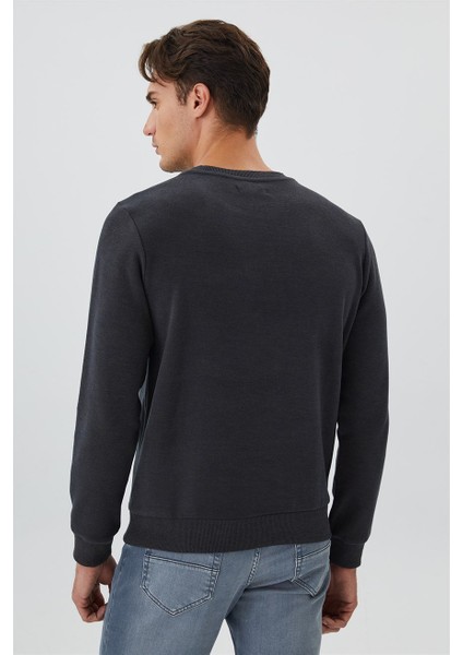 O Yaka Karamel Erkek Sweatshirt 231 Lcm 241011 Newdwade Karamel
